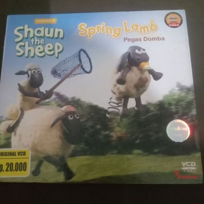 VCD Original SHAUN THE SHEEP vol 9 - SPRING LAMB Pegas Domba