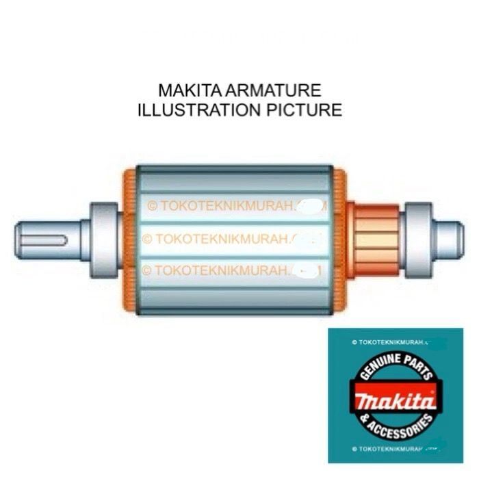 Makita Armature MT871 M8701B / Angker Rotor Maktec MT 871 M 8701 Asli Original