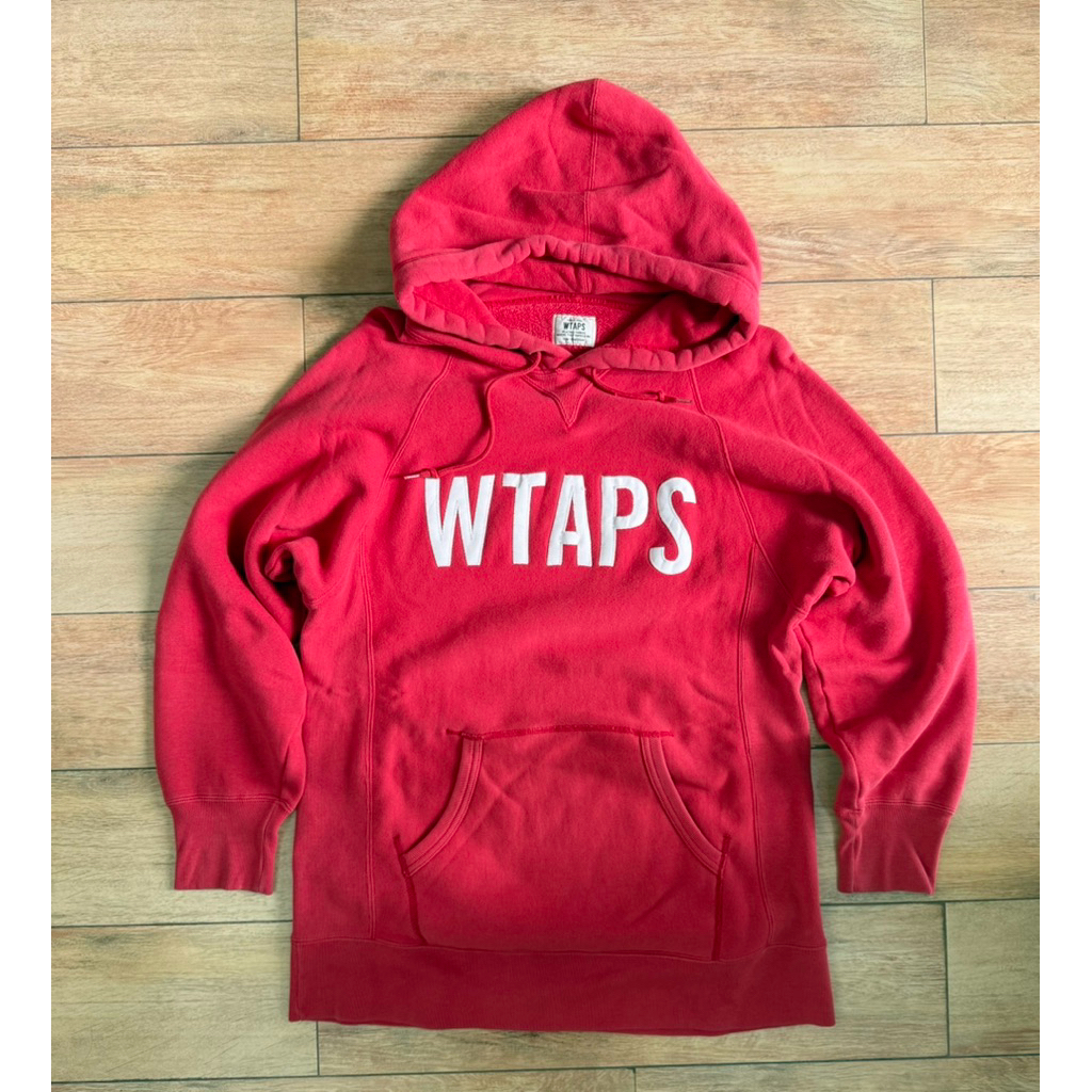 Hoodie Red WTAPS Vintage Size M fit L