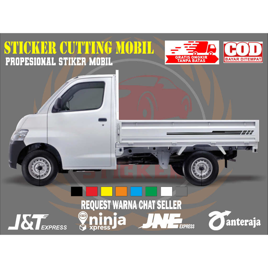 sticker mobil pick up sticker mobil daihatsu grand max stiker mobil grand max keren sticker variasi