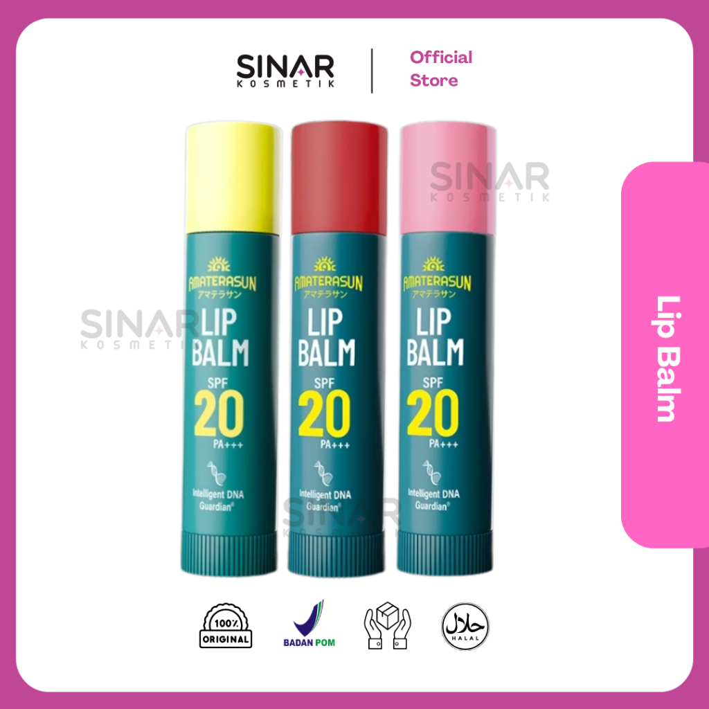 Amaterasun Lip Balm SPF 20 PA+++  / Lip Treatment / Lip Balm SPF 20 / Lip Sunscreen
