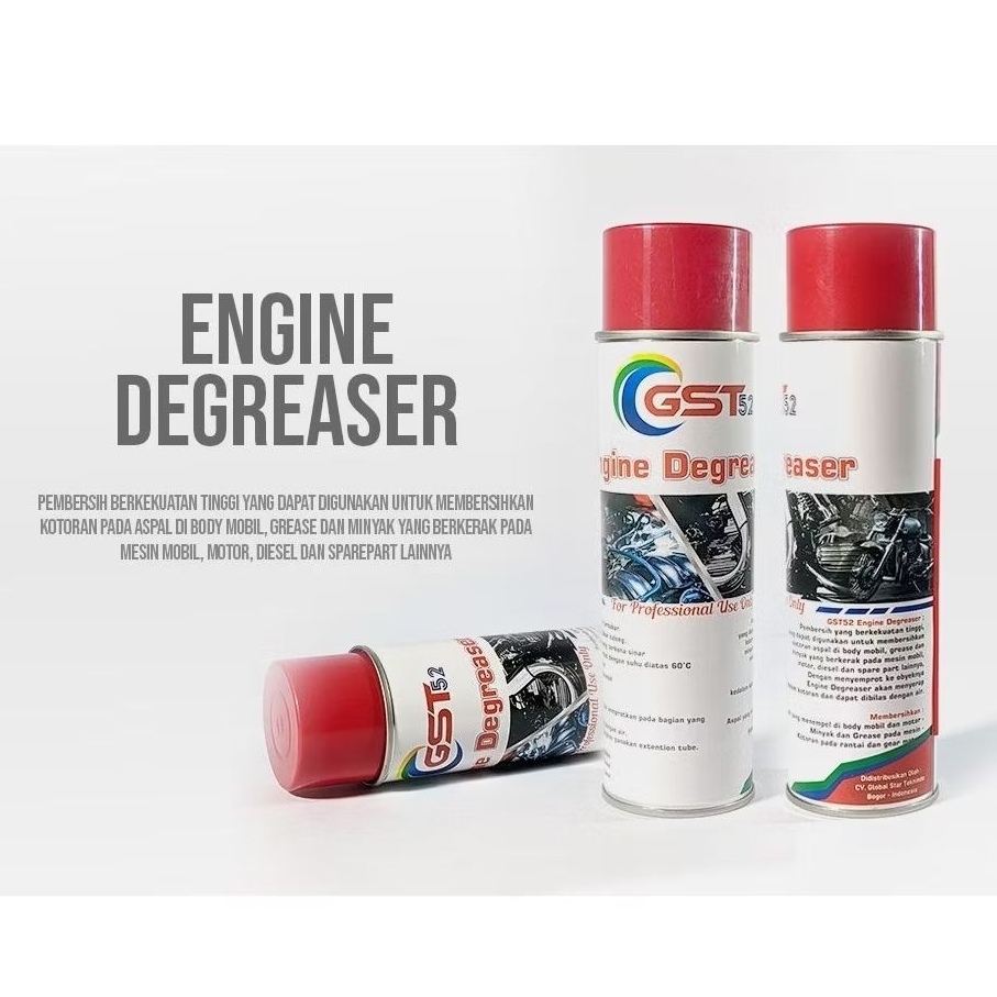 engine dgreser 500 ml gst52 pembersih aspal di bak mesin,kerak membandel gst52