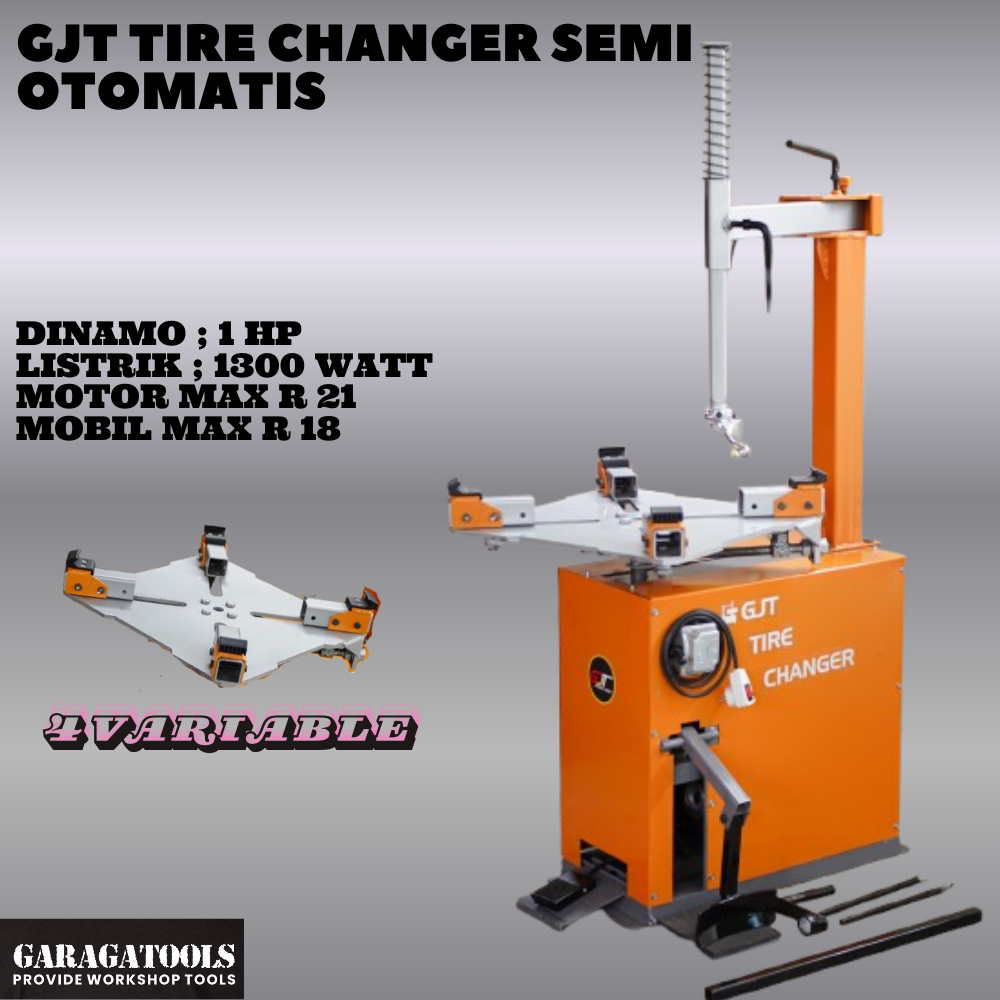 Tire Changer Alat Buka Pasang Ban Semi Otomatis Motor Mobil Alat Bongkar Pasang Ban Semi Otomatis