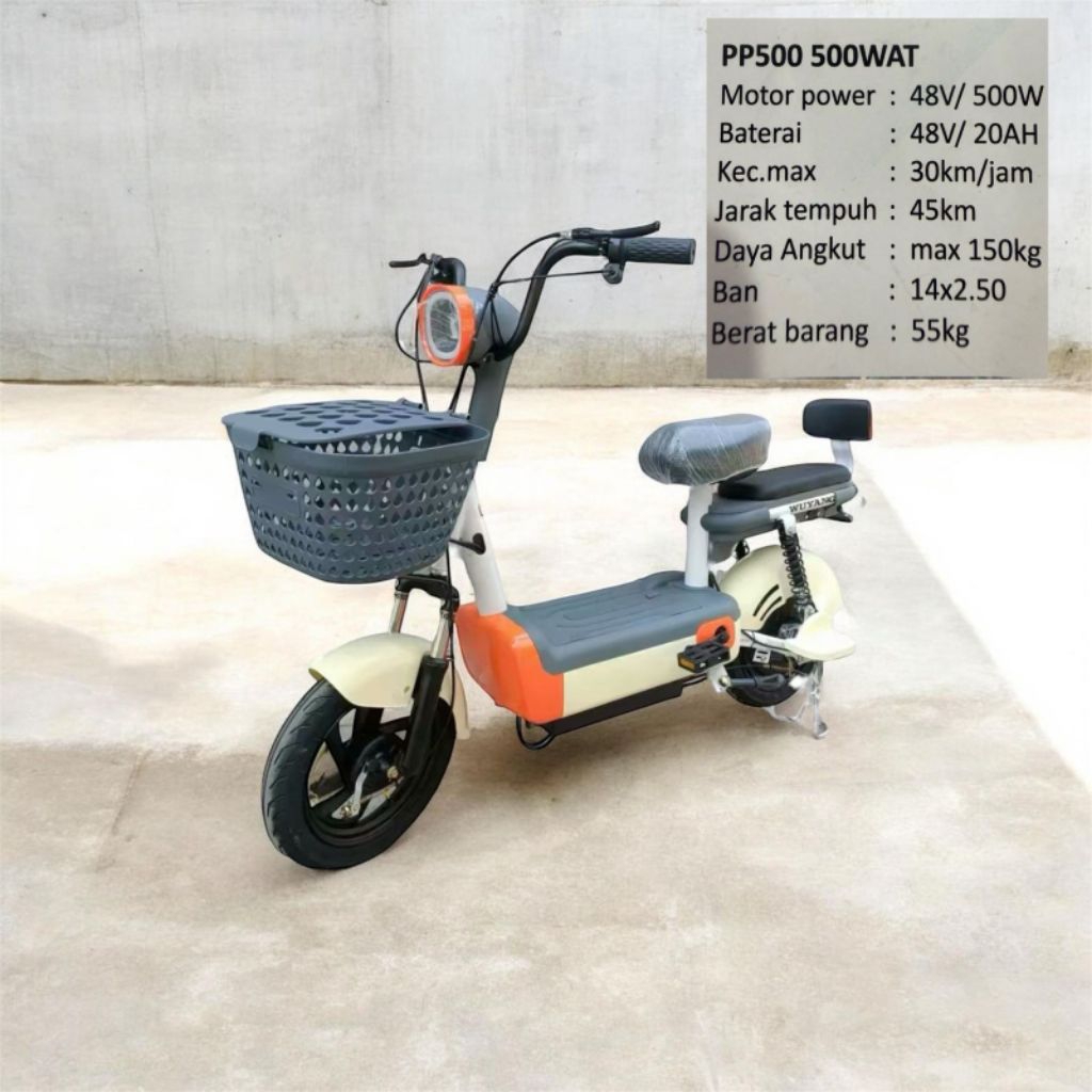 Promo Sepeda Listrik PP500 500WAT