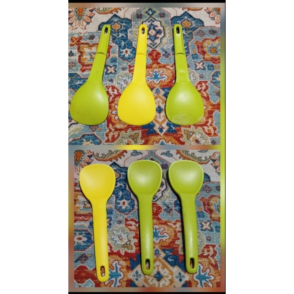 ~ Serving SPOON (Centong Nasi) 3pcs ~ Tuppeware (PL/Second)