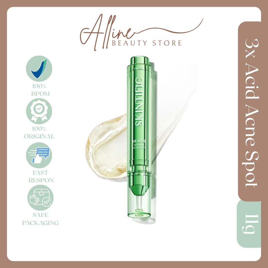 Alline - SKINTIFlC  3X Acid Intensive Acne Spot Gel 11g | Acne Treatment Spot Gel Acne Spot Dark Spo