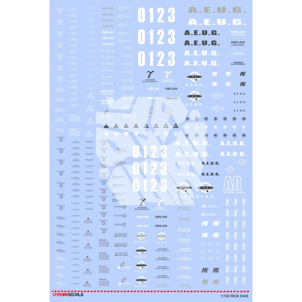 RICK DIAS PRE CUT WATERDECAL