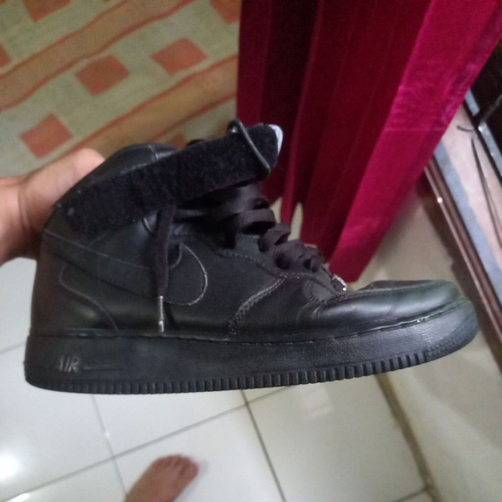 air force 1 black high