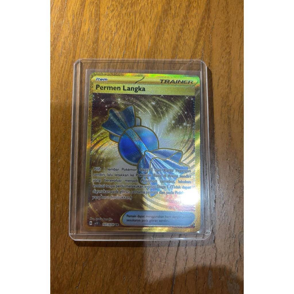 KARTU POKEMON PERMEN LANGKA UR (BONUS)