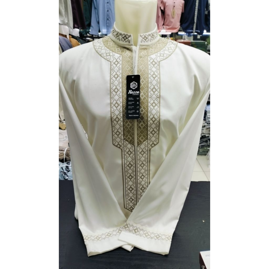 Jasko salafy /Baju koko Salafy  Bordier terbaru