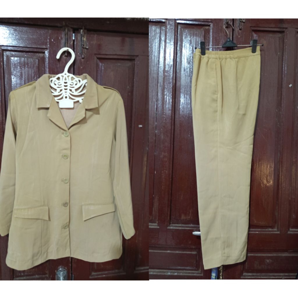 prelove setelan baju keki wanita ukuran M