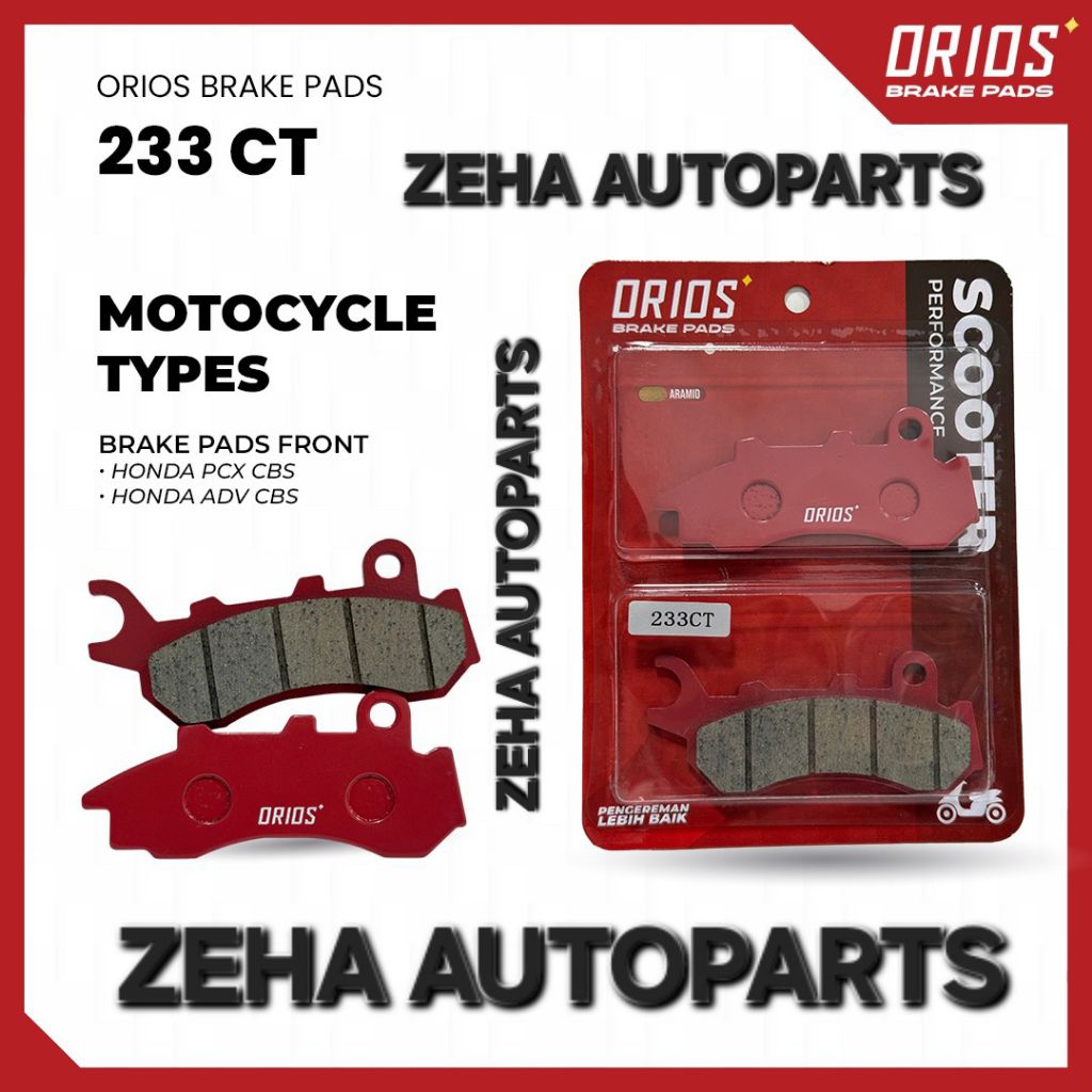 Dispad Depan ORIOS Honda PCX CBS , Honda ADV CBS