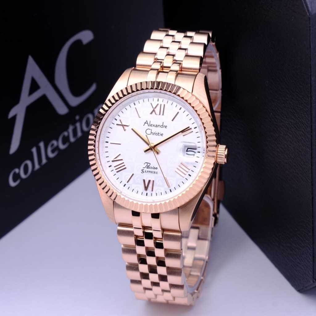 Jam Tangan Alexandre Christie Wanita AC 5013 AC5013 Original Garansi Resmi Alexander Christie