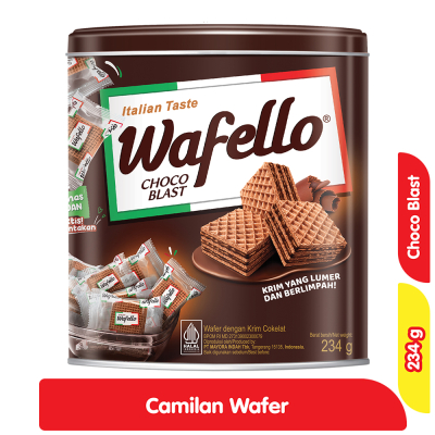 Wafello Wafer Choco Blast Kaleng 234 g