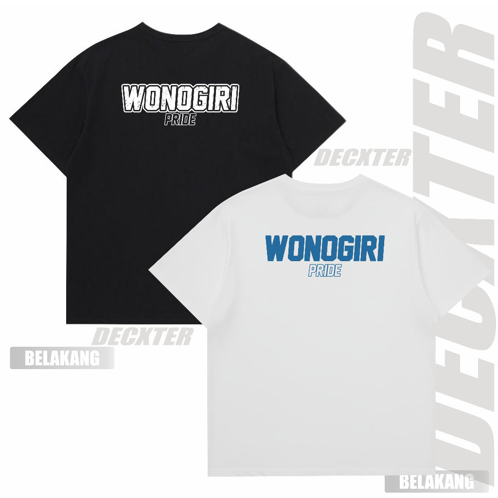 Kaos Wonogiri Tshirt Wonogiri Pride