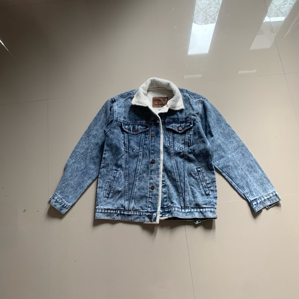 Jacket Denim Sherpa