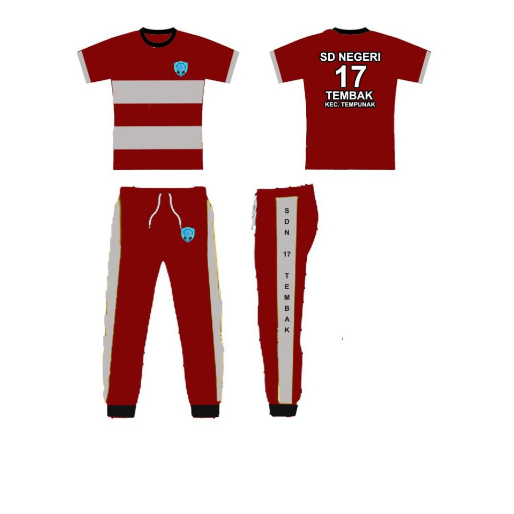 Baju Olahraga SD - MI costum, Seragam Olahraga Anak SD - MI costum , Pakaian Olahraga Anak SD -MI co