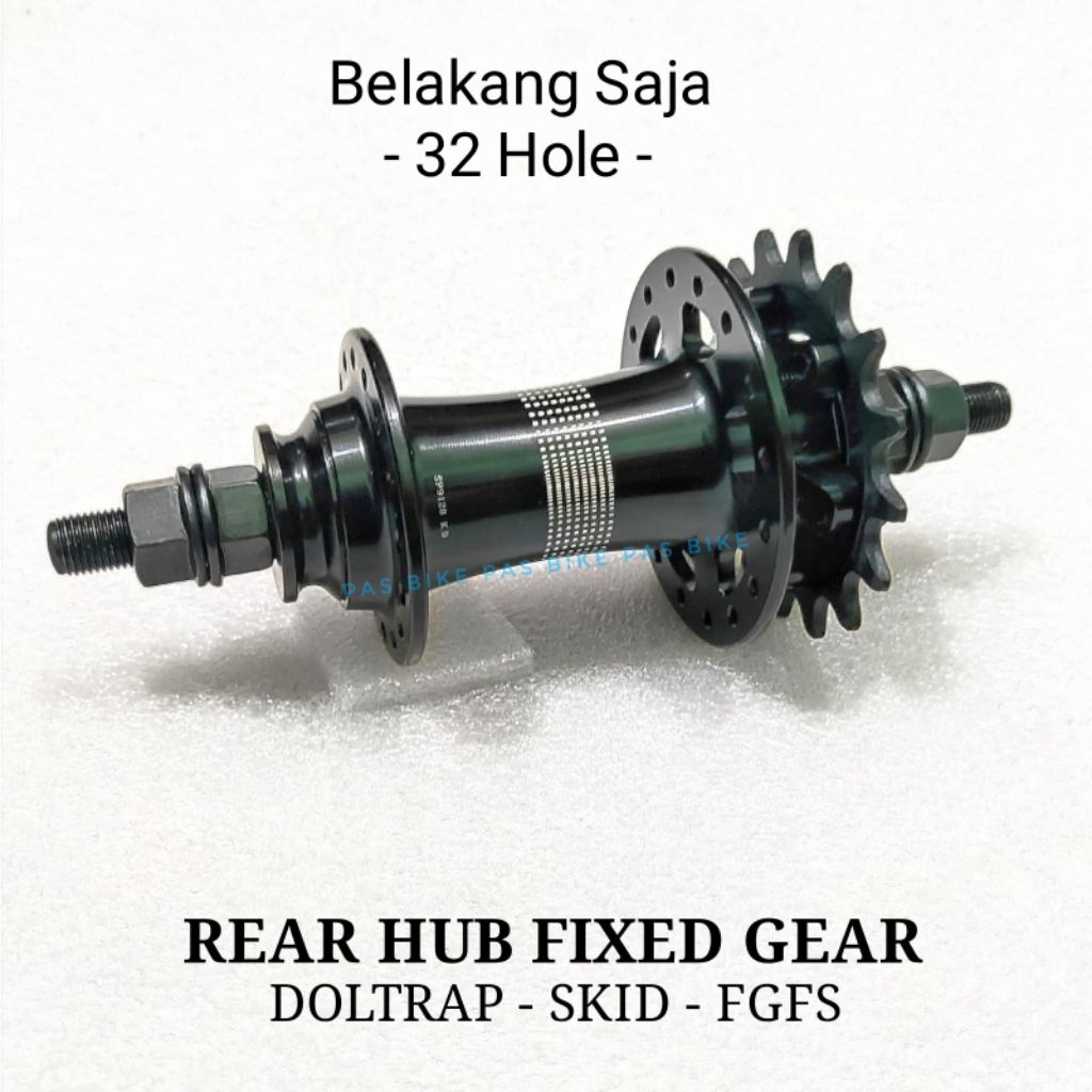 Rear Hub Doltrap Fixie Model Six Bolt 32 Hole