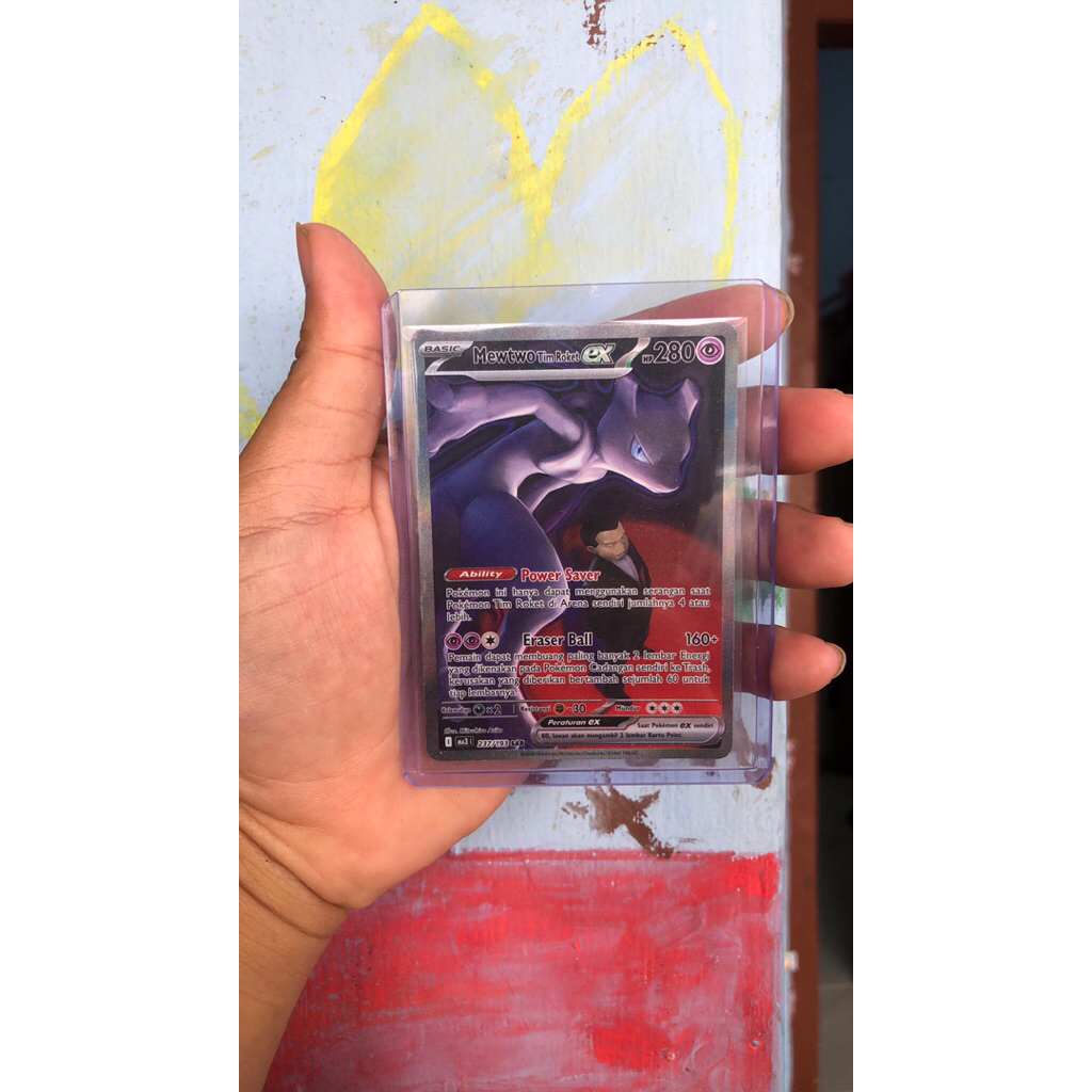 Mewtwo ex SAR Giovanni 237/193 - High Class Pack Mega Impian ex - NM/Mint