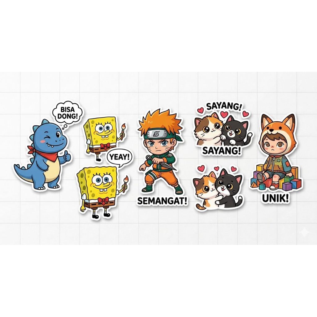 Jasa Sticker Whatsapp, Rekening Sticker WA,Whatsapp custom design,Branding Sales,Logo toko,Akun Bank