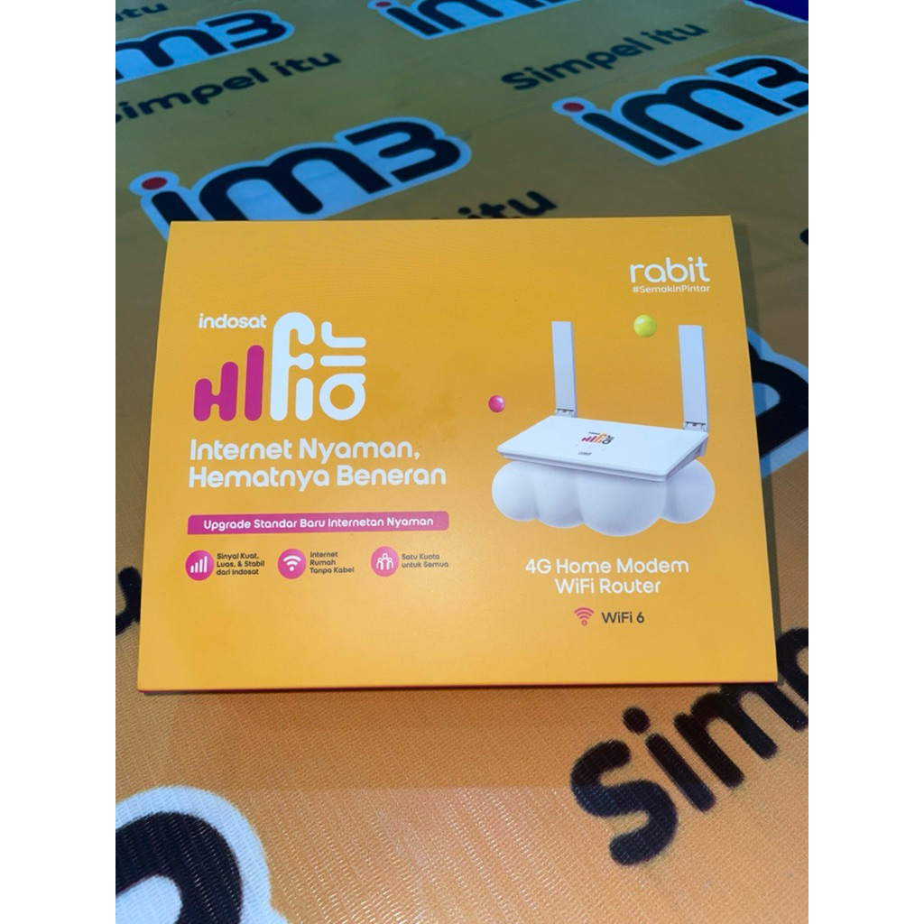 MODEM HIFI AIR INDOSAT 4G RABIT CPE-R (BONUS KUOTA 50GB + CIP IM3)