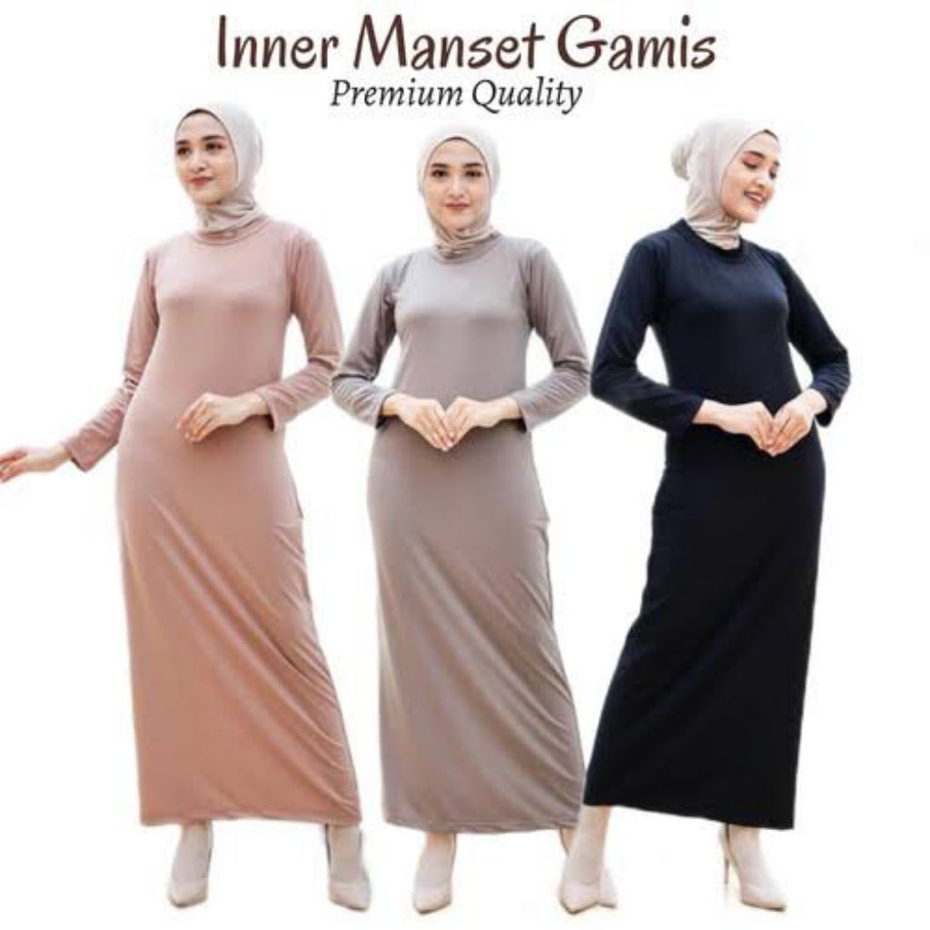 INER GAMIS POLOS/ INER PEREMPUAN/INER PREMIUM