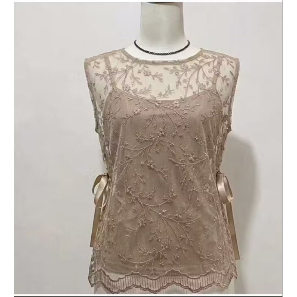 Brukat premium Jeddah vest rompi kekinian -rompi wanita brukat -vest brukat outer brukat