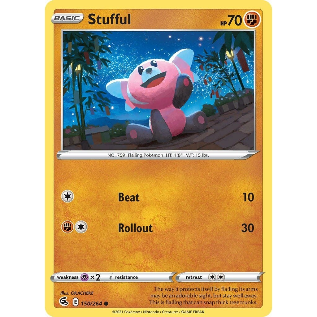 Tcg Pokemon Stufful Common 2021 FS