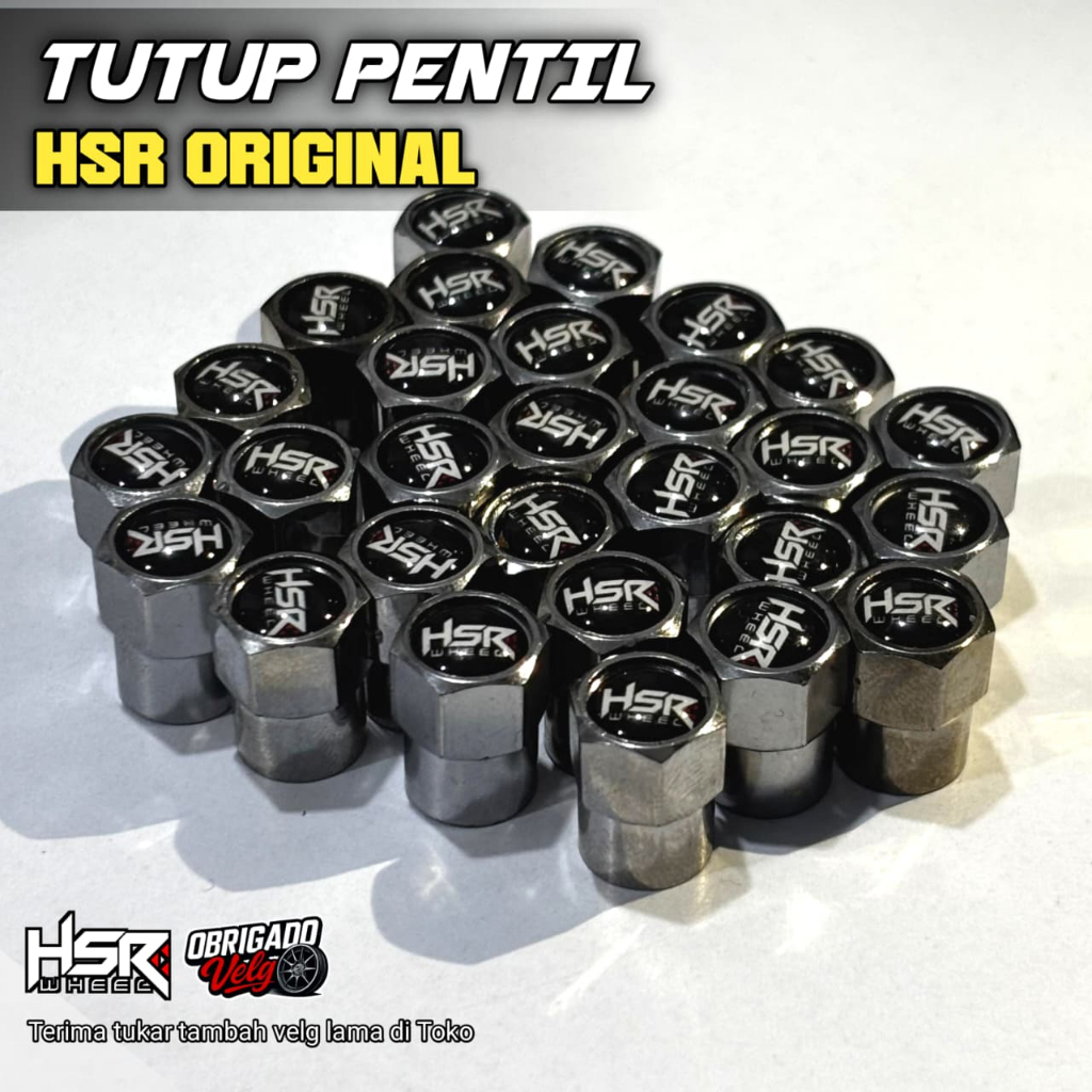 Tutup Pentil HSR Wheel Original - Obrigado Velg HSR Wheel