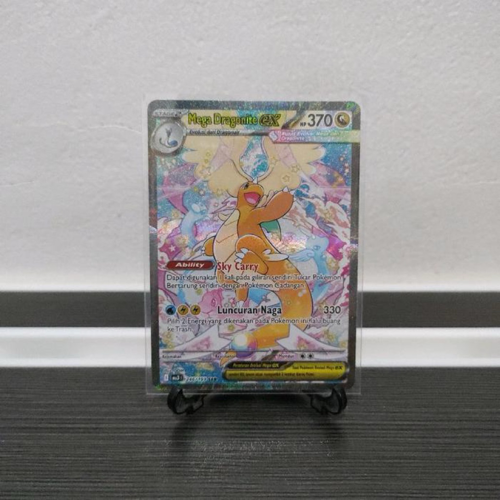 Mega Dragonite ex SAR Evolusi Mega Impian ex MA3 Pokemon TCG Indonesia