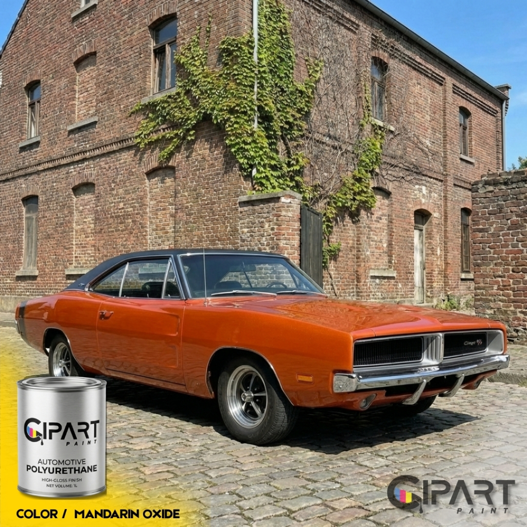 Cat Mobil & Motor Classic CIPART PAINT - MANDARIN OXIDE Metallic Series Orange Jeruk Tembaga Metalik