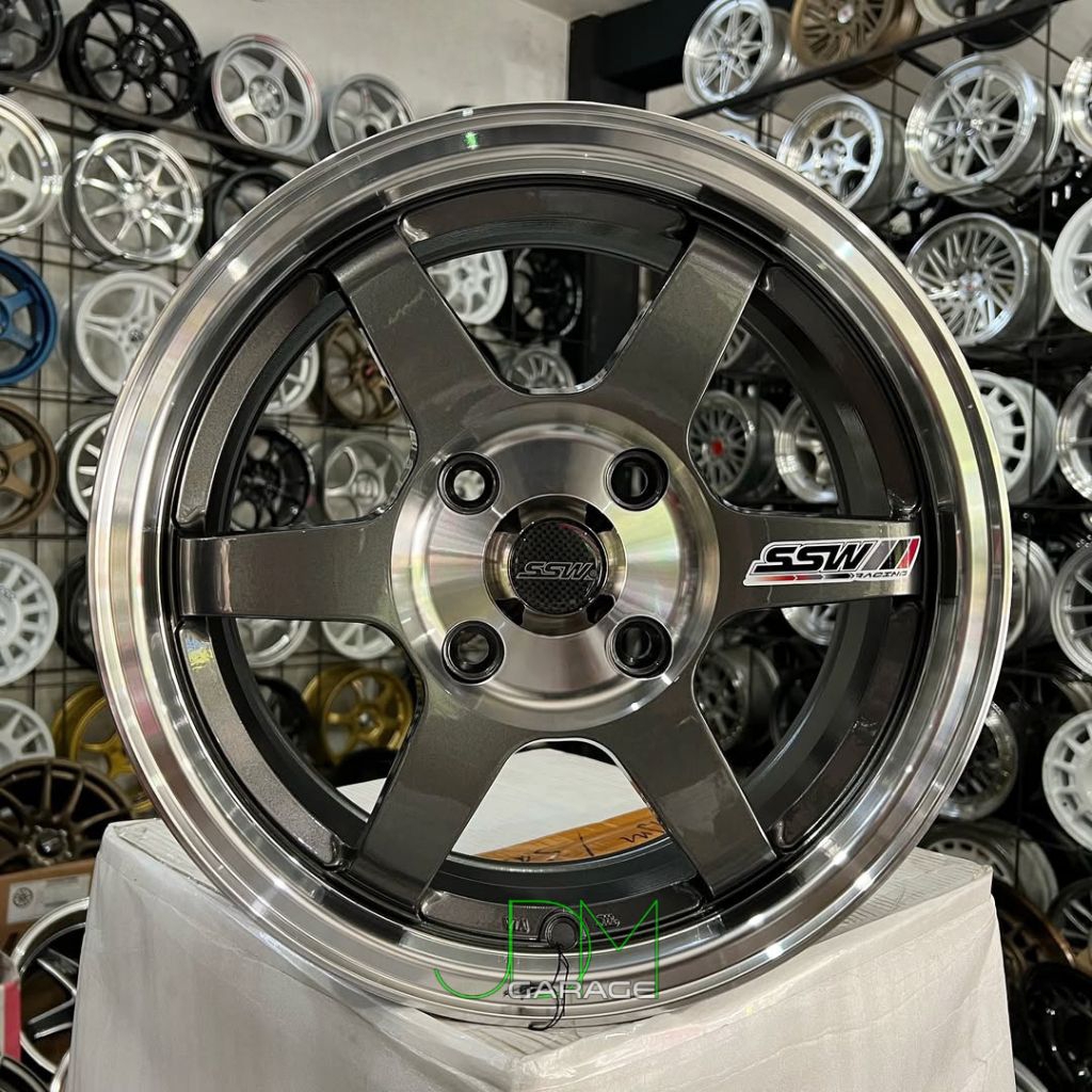 velg mobil te37 original ssw Thailand R15 pcd 4X114,3 lebar 6,5 velg mobil ring 15 velg mobil Avanza