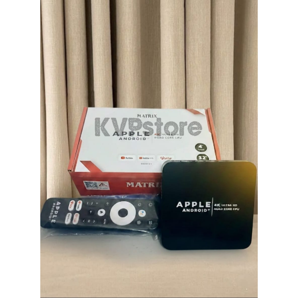 Matrix Apple Android TV Box Bluethooth - TV Box Android 12 | Ram 4gb