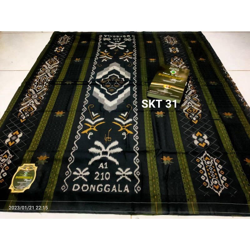 Sarung DONGGALA SKT Original A1 210 Rayon Songket