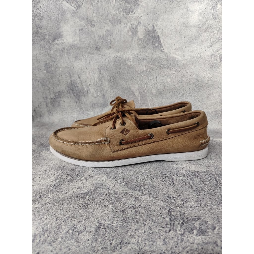 SEPATU LOAFERS SPERRY TOP SIDER AO EYE LEATHER SECOND ORIGINAL LIKE NEW