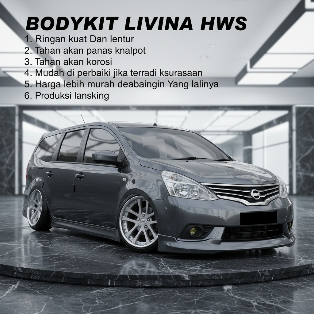 BODYKIT livina hws 2013-15 BOSS body kit grandlivina hws 2012 2013 2014 2015 2016 2017