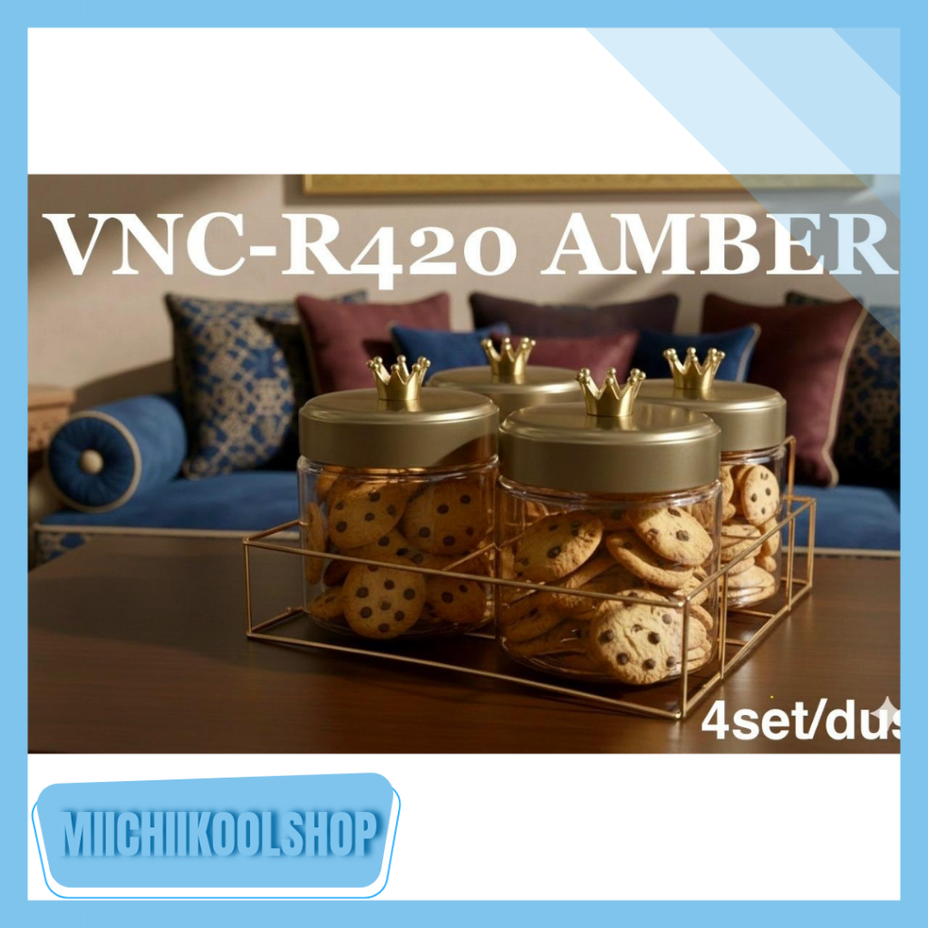 [SET TOPLES + RAK] TOPLES KACA KUE LEBARAN