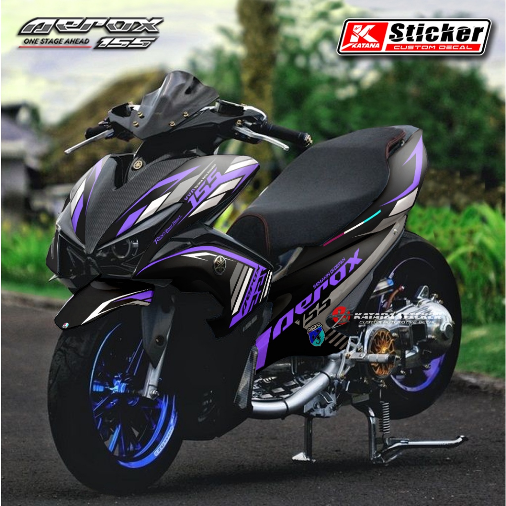 Decal Aerox Old 155 Sticker Decal Full Body 2016 2017 2018 2019 2020 Stiker Decal Aerox Old Design R