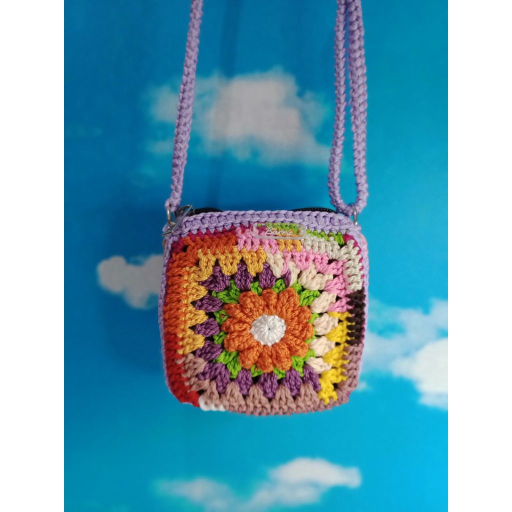 Tas Rajut kecil selempang tas rajut anak