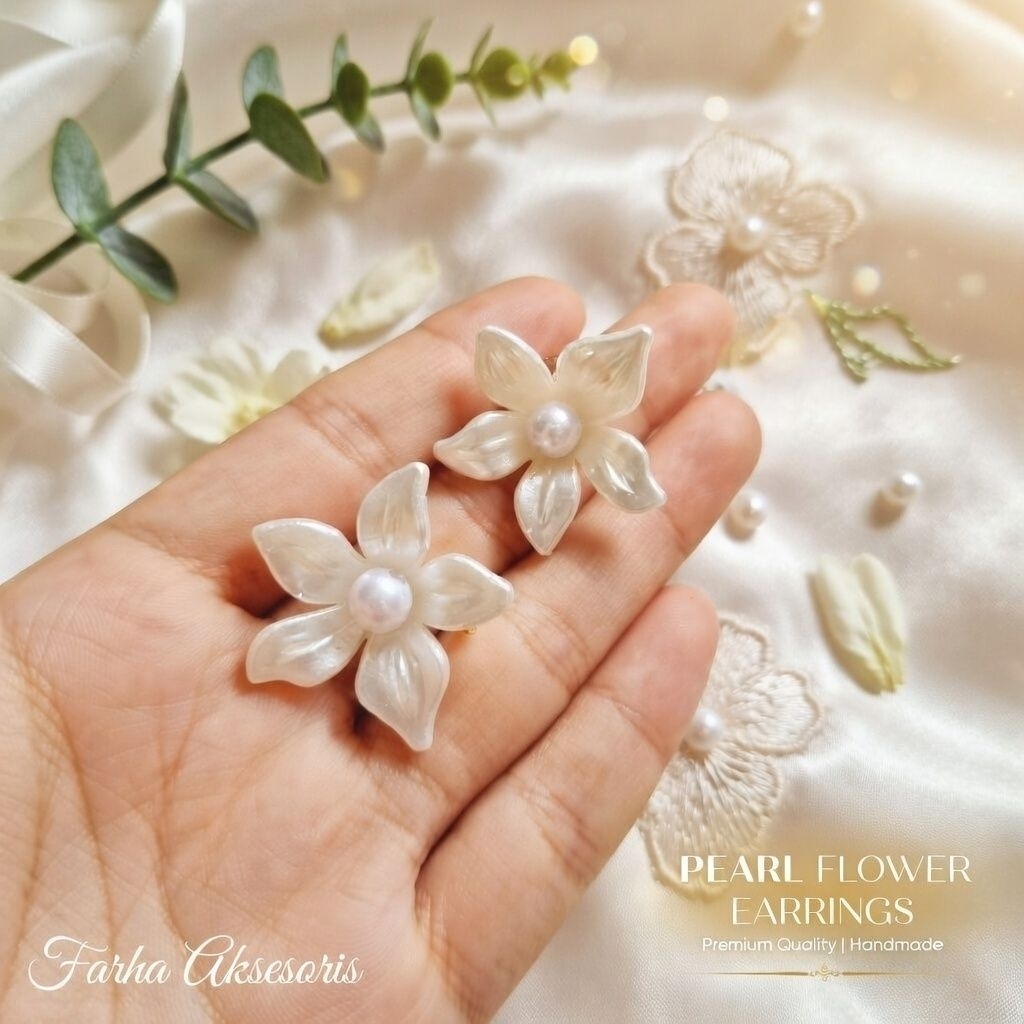 Bros Jilbab Bunga Kecil | Aksesoris Hijab Simple Elegan