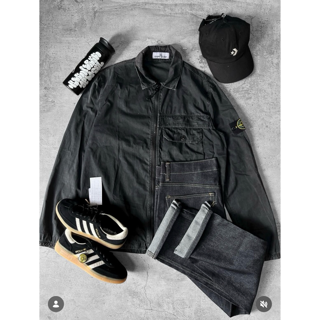 Overshirt Stone Island Garment Dyed