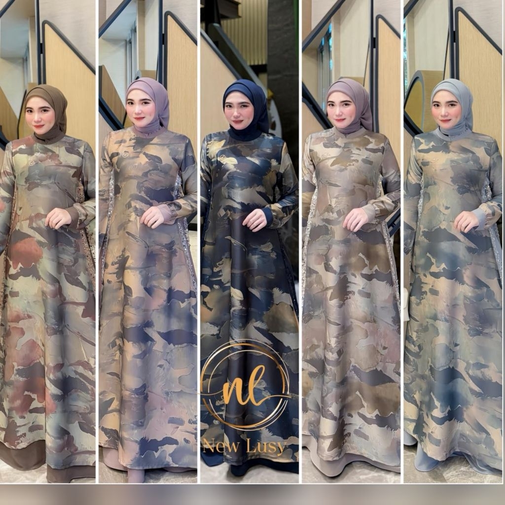 Velika Vilenia new luaynew lusy  dres by New lusy  gamis   terbaru mewah new lusy