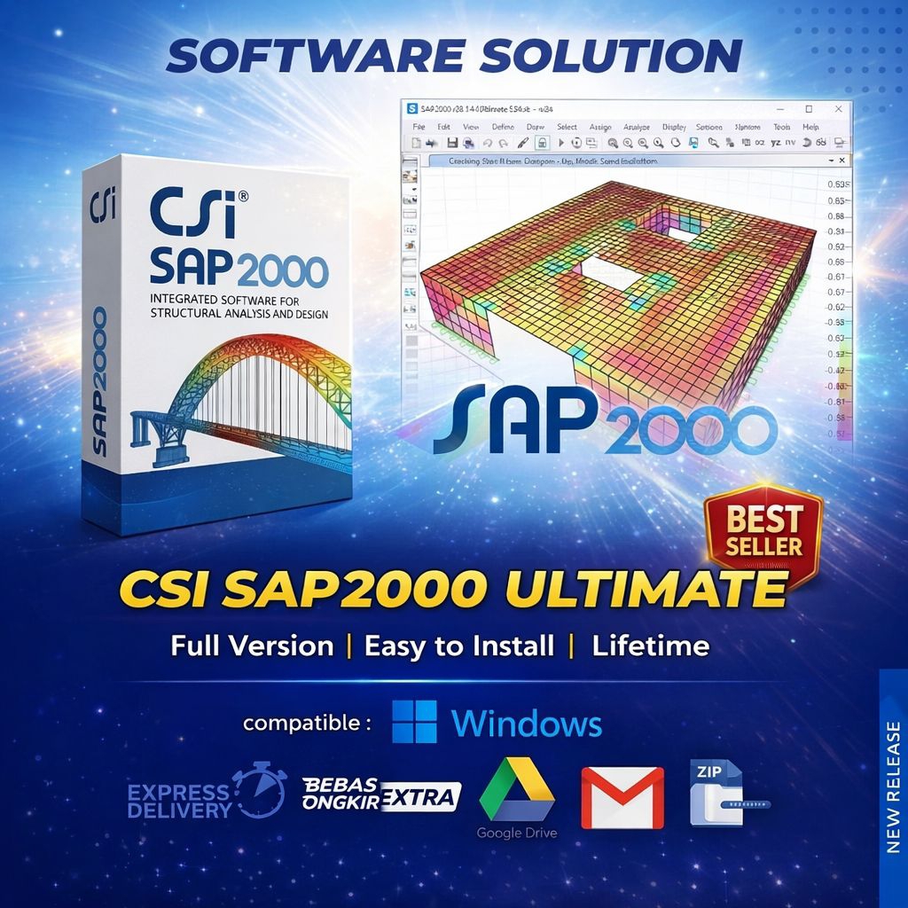 CSI SAP2000 Ultimate 26.2.0 Full Version Software Structural Analysis Design