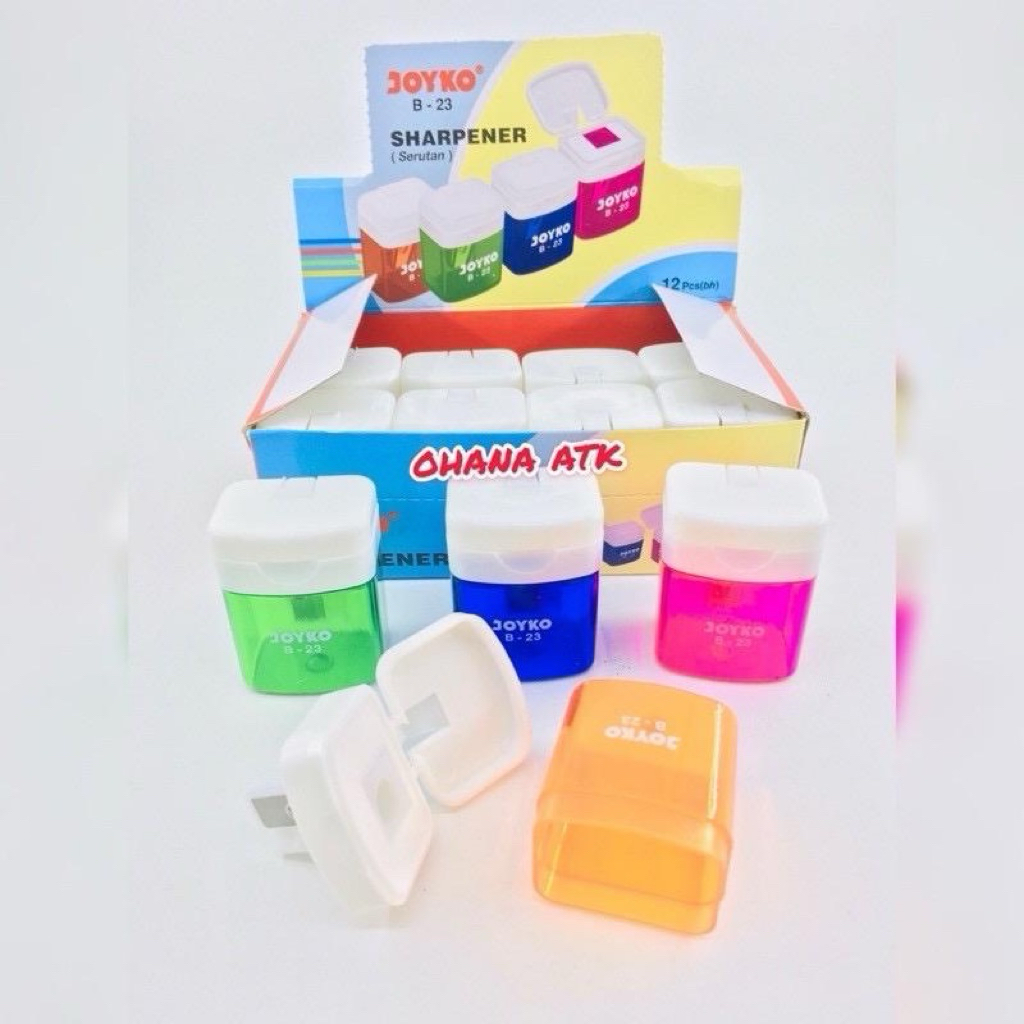 [1Pack] NEW JOYKO SHARPENER B-23 JOYKO SERUTAN PENSIL RAUTAN PENCIL B23