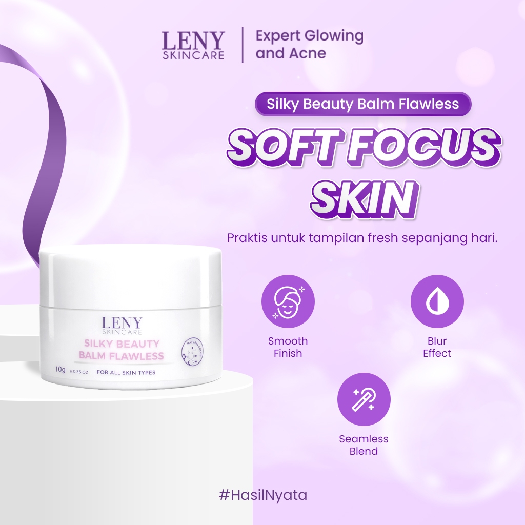 LENY SKINCARE Silky Beauty Balm Flawless 10gr Cream Pencerah & Base Makeup