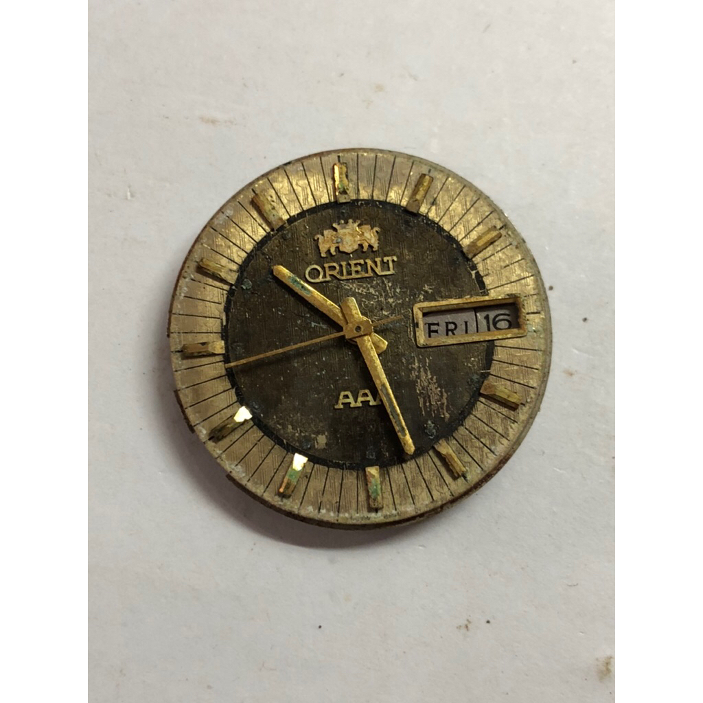 dial jam orient vintage klasik gold