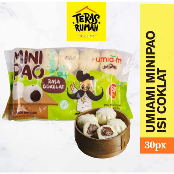 UMIAMI - MINIPAO BAKPAO MINI ISI COKLAT ISI 30