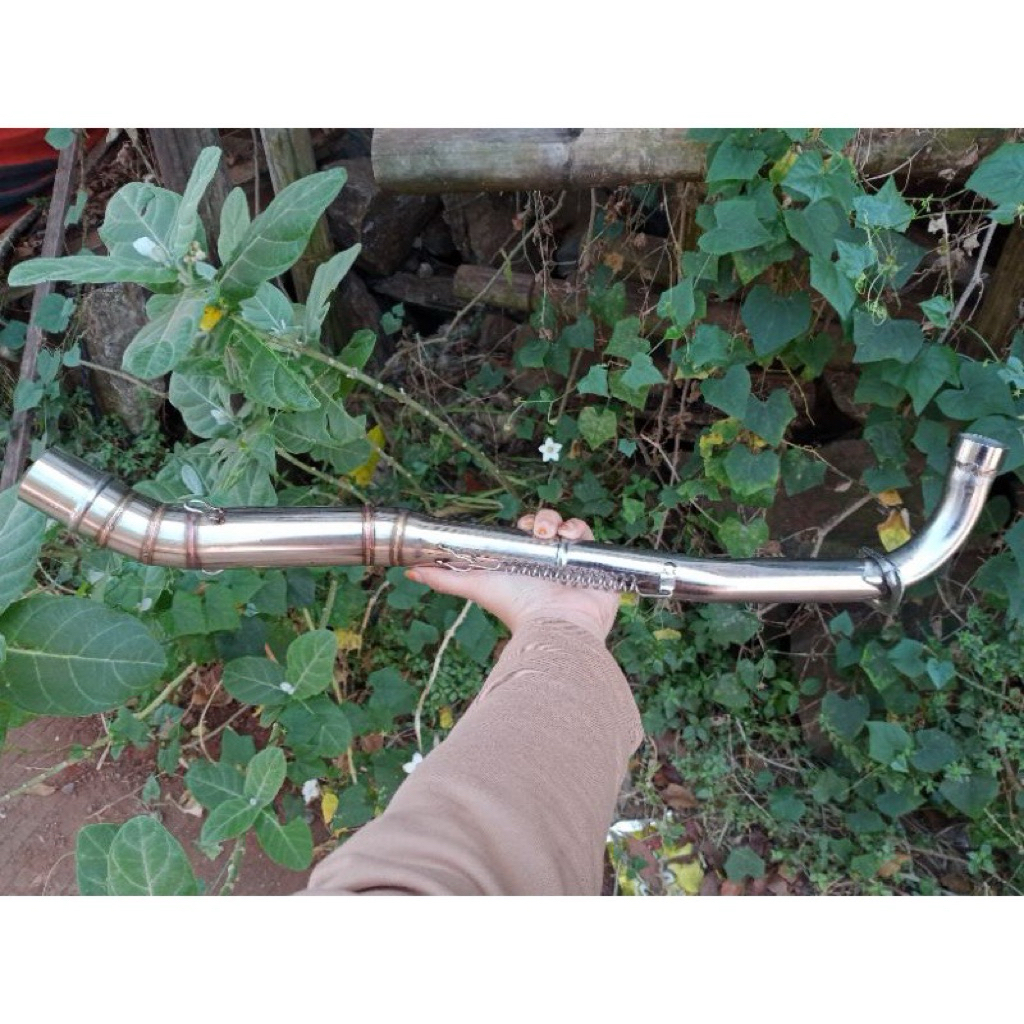 leher knalpot jupiter shogun vega supra fit inlet 50