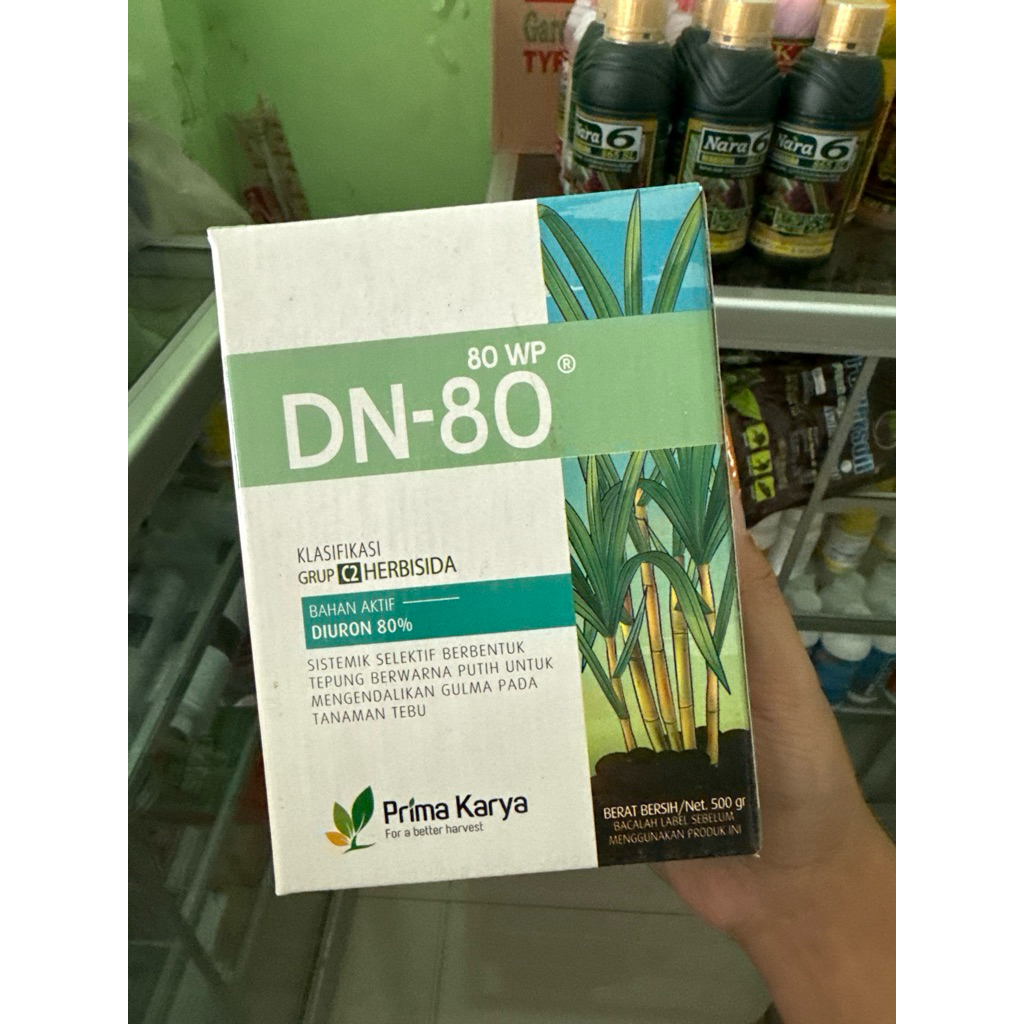 DN-80 80WP Herbisida sistemik selektif pengendali gulma pada nanas tebu singkong isi 1kg dari PRIMA 