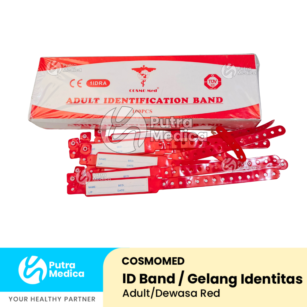 Cosmomed Gelang Identitas Pasien - 1 Box / ID Band / Identification Wristband